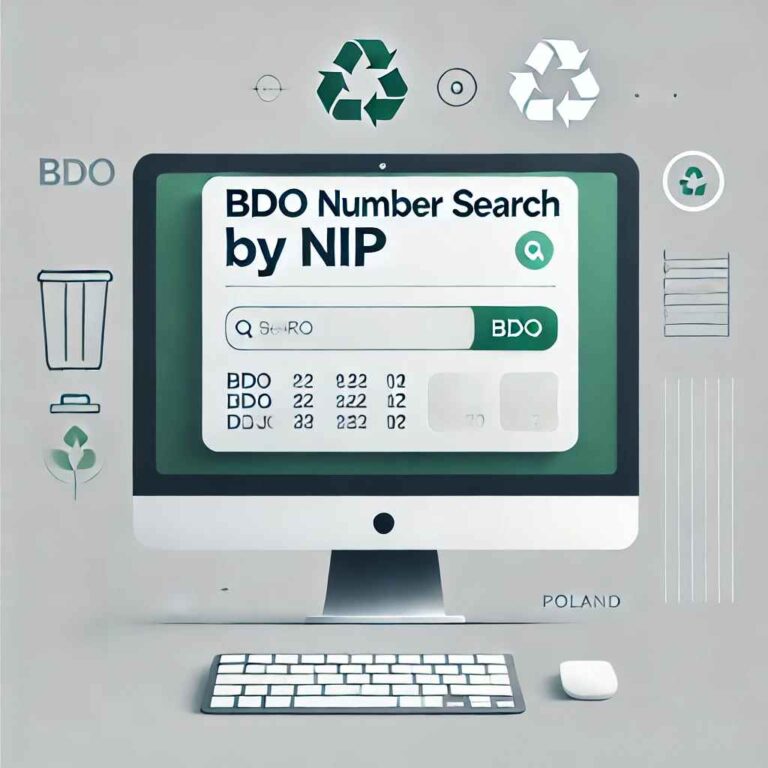 BDO Jak sprawdzic Numer BDO po Nipie Wyszukiwarka rejestr BDO