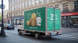 Kobize dla transportu - dokumenty i kalkulator na biurku pokazujące obliczanie raportów emisji dla firm transportowych