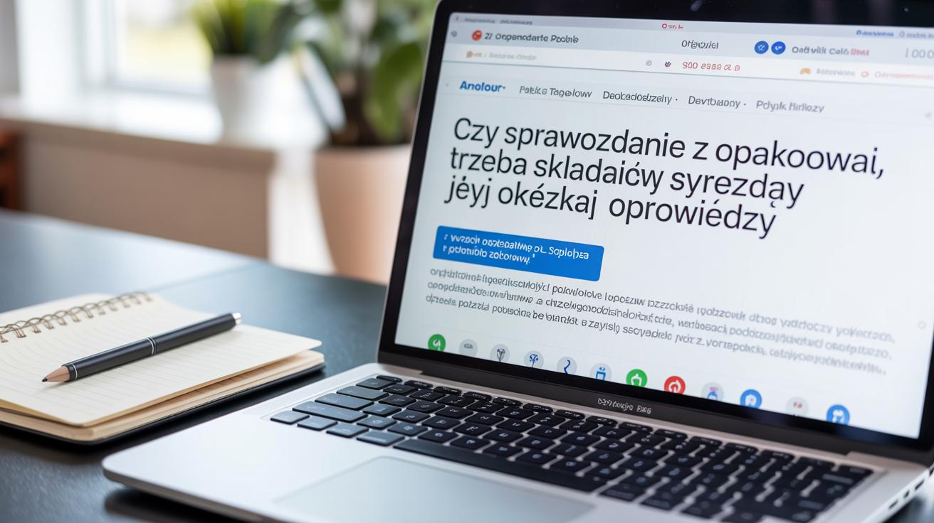Czy sprawozdanie z opakowan trzeba skadac jesli nie byo sprzedazy Szybka odpowiedz