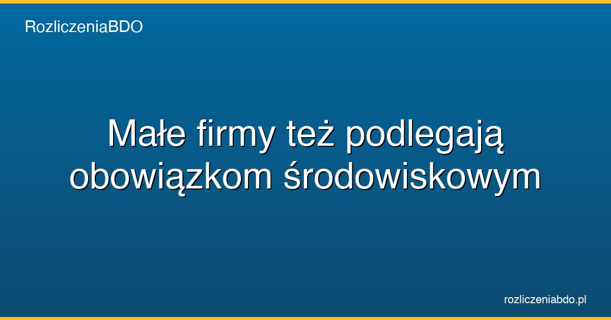 male firmy obowiazki srodowiskowe bdo featured