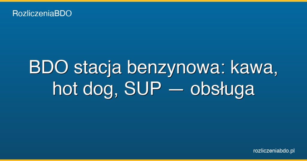 obsluga bdo dla gastronomii na stacji featured