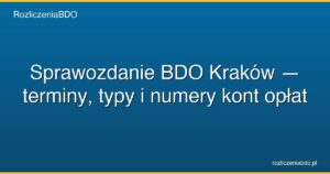 sprawozdanie bdo krakow featured